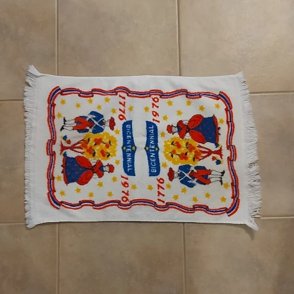 Vintage USA Bicentennial Hand Towel - Picture 1 of 1